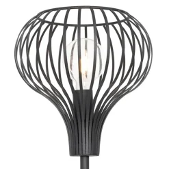 Moderne vloerlamp zwart - Saffira