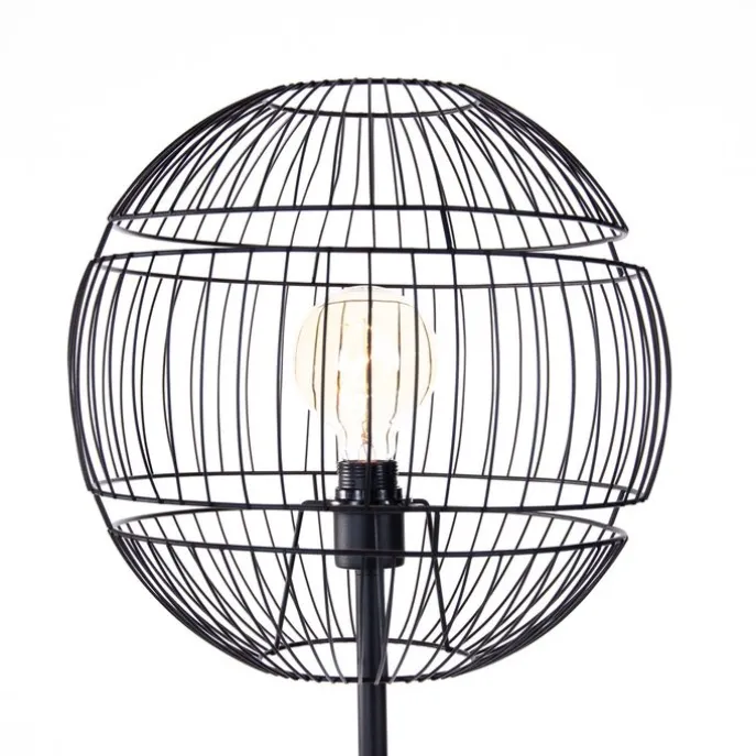 Moderne vloerlamp zwart - Sphaera