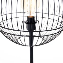Moderne vloerlamp zwart - Sphaera