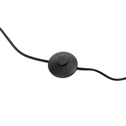 Moderne vloerlamp zwart - Balenco Wazo