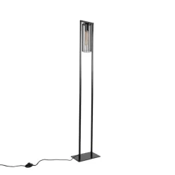 Moderne vloerlamp zwart - Balenco Wazo