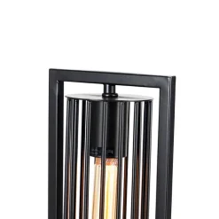 Moderne vloerlamp zwart - Balenco Wazo