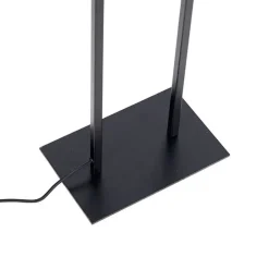 Moderne vloerlamp zwart - Balenco Wazo