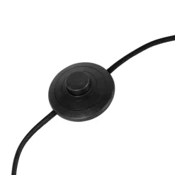 Moderne vloerlamp zwart 135cm - Bliss Mesh