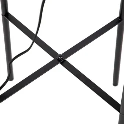 Moderne vloerlamp zwart 135cm - Bliss Mesh