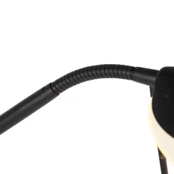 Moderne vloerlamp zwart incl. LED - Lexus