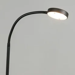 Moderne vloerlamp zwart incl. LED verstelbaar - Trax