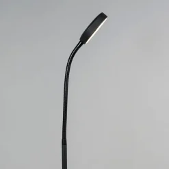Moderne vloerlamp zwart incl. LED verstelbaar - Trax