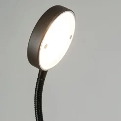 Moderne vloerlamp zwart incl. LED verstelbaar - Trax