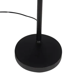 Moderne vloerlamp zwart incl. LED met touch dimmer - Berdien