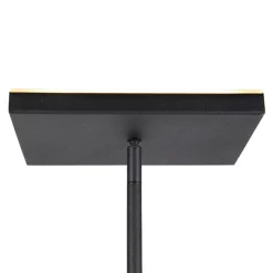 Moderne vloerlamp zwart incl. LED en dimmer met leeslamp - Jazzy