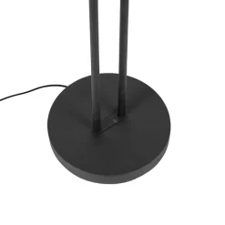 Moderne vloerlamp zwart incl. LED en dimmer met leeslamp - Jazzy
