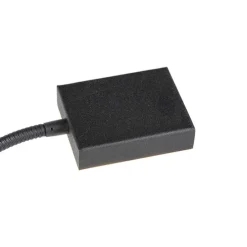 Moderne vloerlamp zwart incl. LED en dimmer met leeslamp - Jazzy