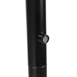 Moderne vloerlamp zwart incl. LED met touch dimmer - Hanz