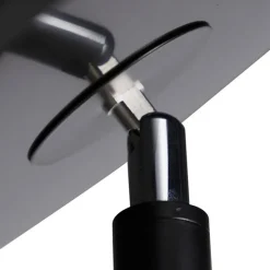 Moderne vloerlamp zwart incl. LED met touch dimmer - Hanz