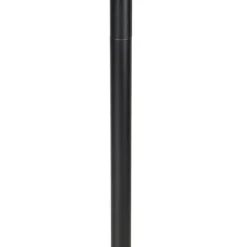 Moderne vloerlamp zwart kap zwart 40 cm - Simplo