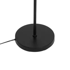 Moderne vloerlamp zwart 2-lichts - Carmen