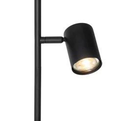 Moderne vloerlamp zwart 3-lichts - Jeana