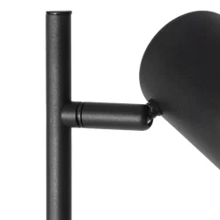 Moderne vloerlamp zwart 3-lichts - Jeana