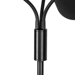 Moderne vloerlamp zwart 3-lichts - Carmen