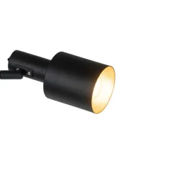 Moderne vloerlamp zwart 2-lichts - Stijn