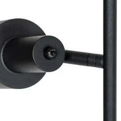 Moderne vloerlamp zwart 2-lichts - Stijn