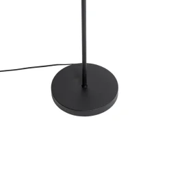 Moderne vloerlamp zwart 2-lichts - Stijn