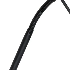 Moderne vloerlamp zwart met leesarm incl. LED en dimmer - Divo