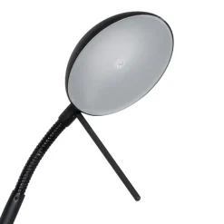 Moderne vloerlamp zwart met leesarm incl. LED en dimmer - Divo