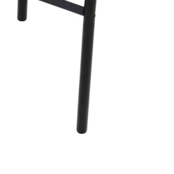 Moderne vloerlamp zwart met velours grijze kap - Rich