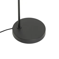 Moderne vloerlamp zwart met goud - Lofty