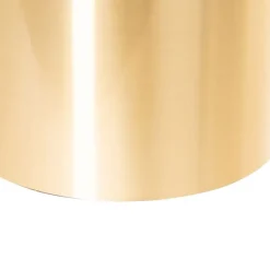 Moderne vloerlamp zwart met goud - Lofty