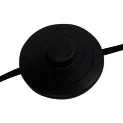 Moderne vloerlamp zwart rond 145cm - Facil