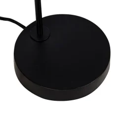 Moderne vloerlamp zwart rond 145cm - Facil