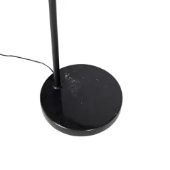 Moderne vloerlamp zwart verstelbaar - Editor