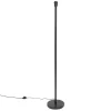 Moderne vloerlamp zwart zonder kap 149 cm - Simplo