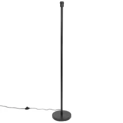 Moderne vloerlamp zwart zonder kap 149 cm - Simplo