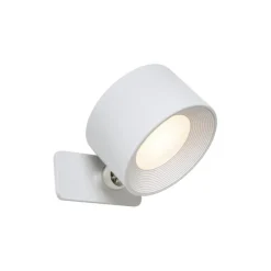 Moderne wand- en plafondlamp wit incl. LED oplaadbaar - Bright