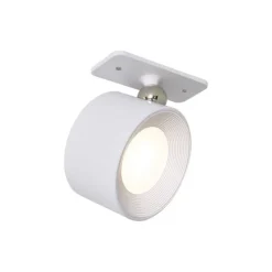 Moderne wand- en plafondlamp wit incl. LED oplaadbaar - Bright