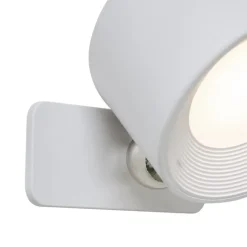 Moderne wand- en plafondlamp wit incl. LED oplaadbaar - Bright