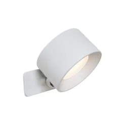 Moderne wand- en plafondlamp wit incl. LED oplaadbaar - Bright