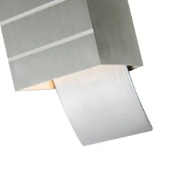 Moderne wandlamp aluminium met lichteffect - Amy