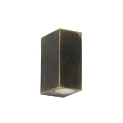 Moderne wandlamp antiek goud 2-lichts IP44 - Baleno