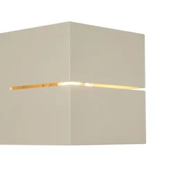 Moderne wandlamp beige G9 vierkant - Transfer
