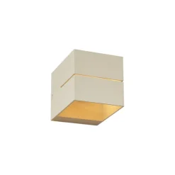 Moderne wandlamp beige G9 vierkant - Transfer