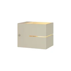 Moderne wandlamp beige G9 vierkant - Transfer