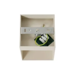 Moderne wandlamp beige G9 vierkant - Transfer