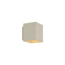 Moderne wandlamp beige G9 vierkant - Sola