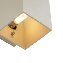 Moderne wandlamp beige G9 vierkant - Sola