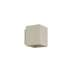 Moderne wandlamp beige G9 vierkant - Sola
